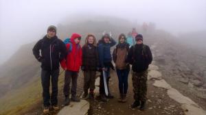 Some of The Desert Walrus Clan after climbing Mount Snowdon